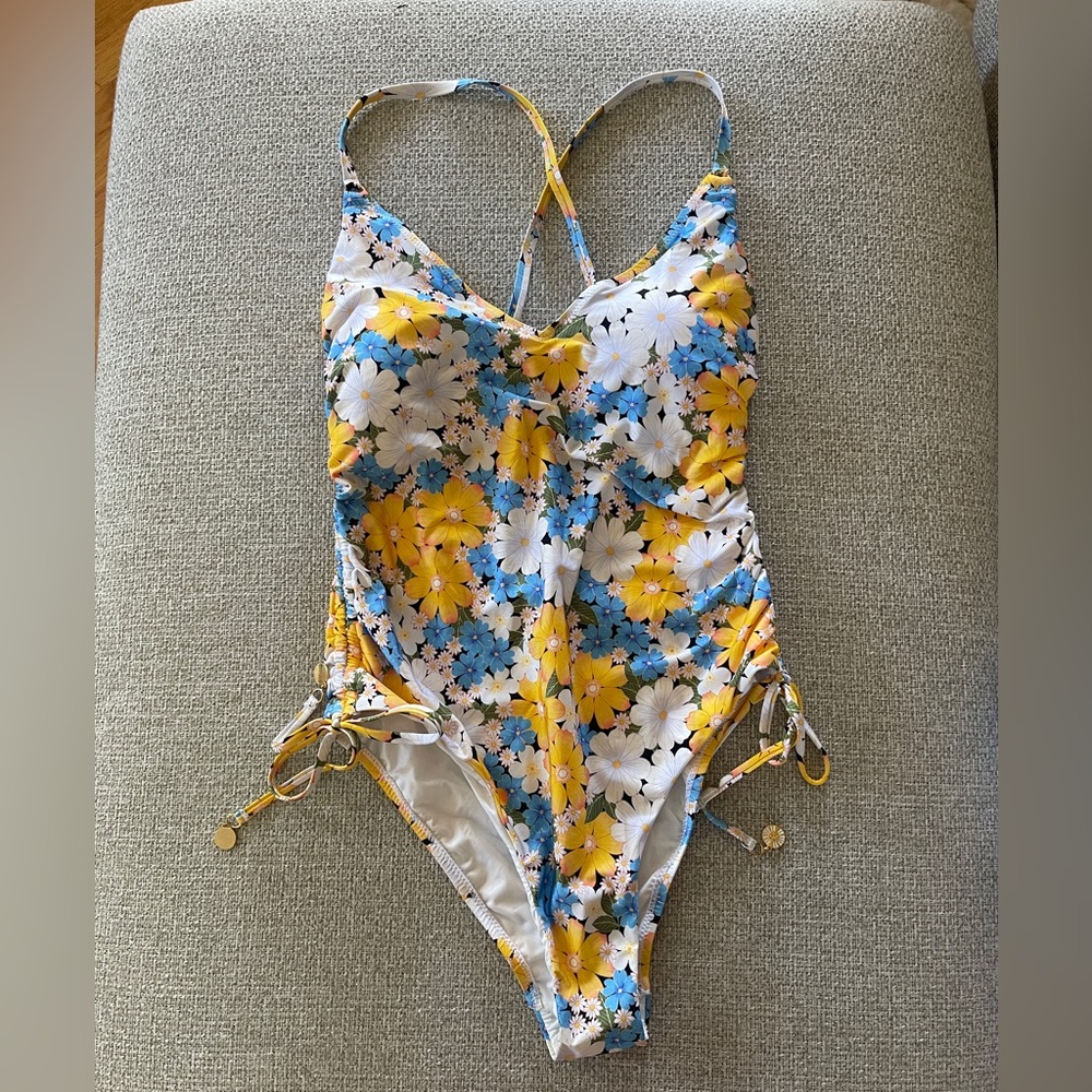 Sunshine 79 Daisy Print One-Piece Swimsuit